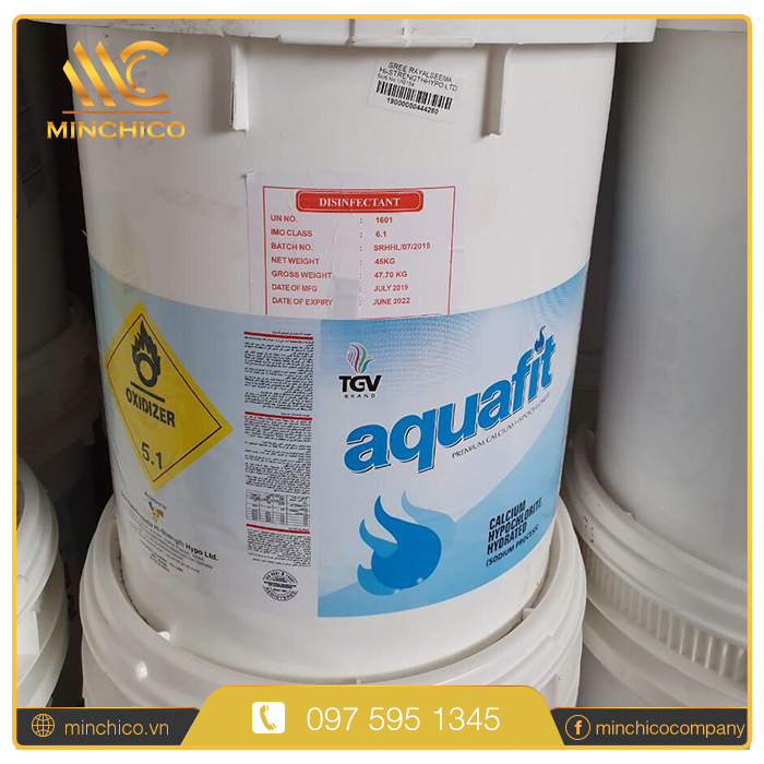 Đặc điểm của hóa chất chlorine aquafit Ấn Độ